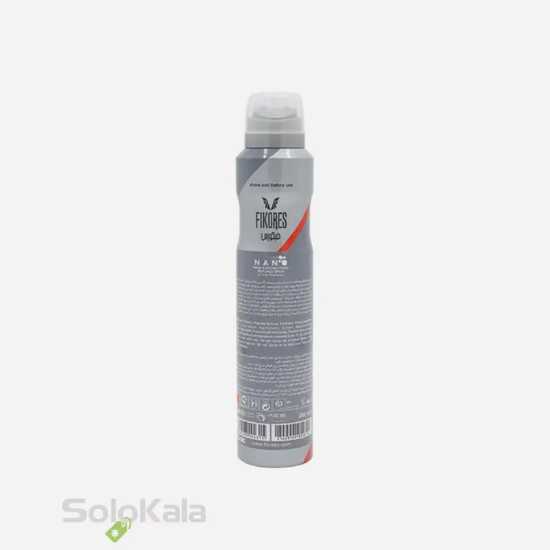 اسپری بدن مردانه نانو فیکورس مدل Allure sport - نمای توضیحات پشت محصول