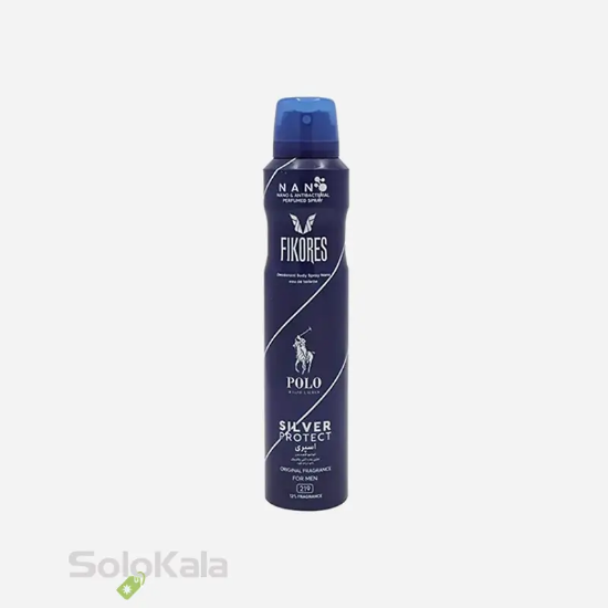 اسپری بدن مردانه نانو فیکورس مدل Polo blue