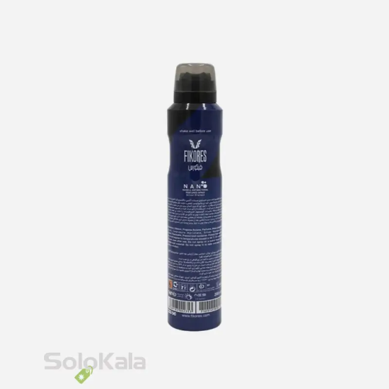 اسپری بدن مردانه نانو فیکورس مدل Sauvage elixir - نمای توضیحات پشت محصول