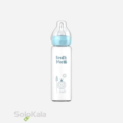 شیشه شیر بریس می مدل BT02 دهانه استاندارد حجم 250 میلی لیتر - رنگ آبی