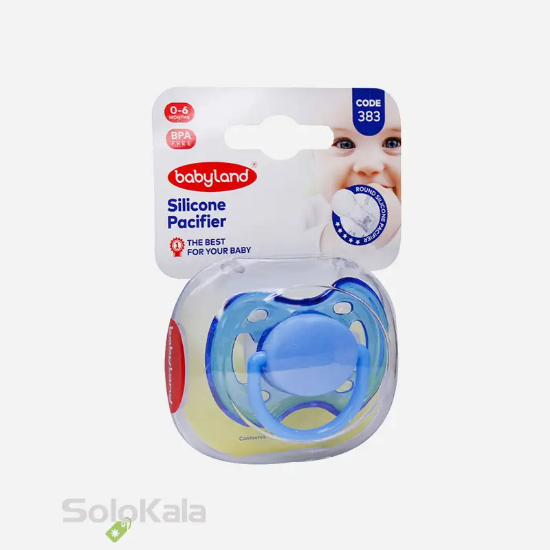 پستانک بی بی لند مدل 383 مناسب نوزادان از بدو تولد تا 6 ماهگی رنگ آبی