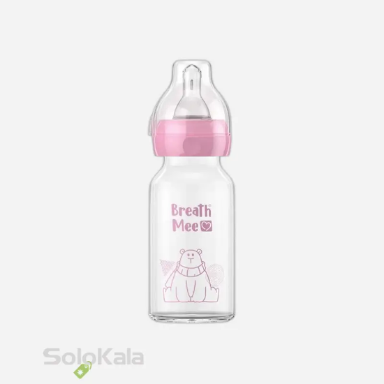 شیشه شیر بریس می مدل BT01 حجم 150 میلی لیتر - رنگ صورتی