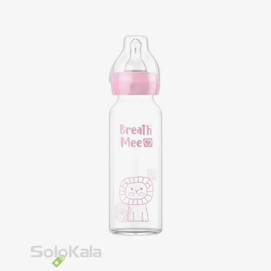 شیشه شیر بریس می مدل BT08 حجم 240 میلی لیتر - رنگ صورتی