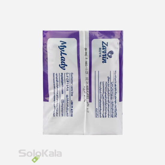 نوار بهداشتی مای لیدی نیو کلاسیک بزرگ _ 10 عددی - نمای کنار بسته