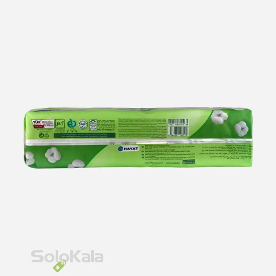 نوار بهداشتی ضخیم خیلی بزرگ مولپد مناسب استفاده در شب _ ۹ عددی - نمای کنار بسته