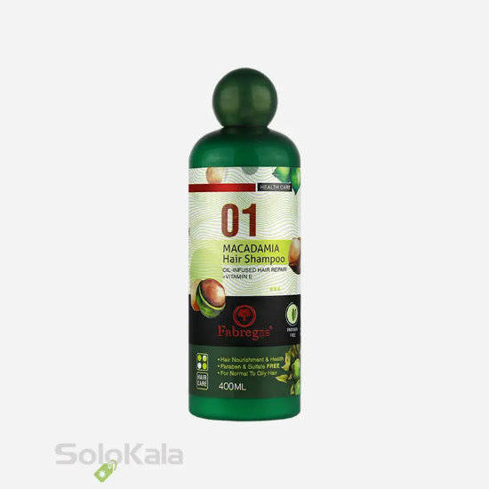 شامپو فاقد سولفات فابریگاس مدل ماکادمیا حجم 400 میل