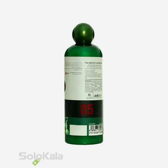 نرم کننده مو فابریگاس مدل ماکادمیا مناسب انواع مو حجم 400 میل - نمای پشت محصول