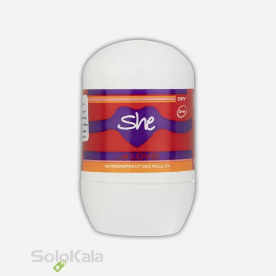 مام رول ضد تعریق زنانه شی مدل is LOVE