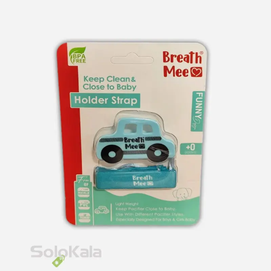 بند پستانک بریس می مدل PC01 طرح ماشین رنگ آبی