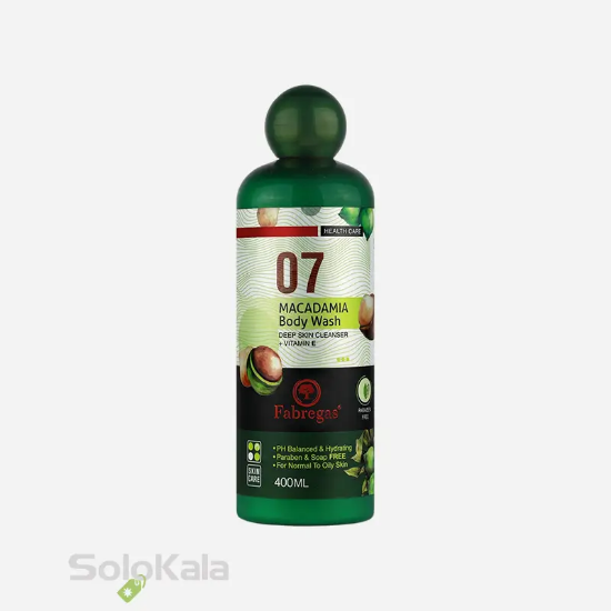 شامپو بدن فابریگاس مدل روغن ماکادمیا حجم 400 میل
