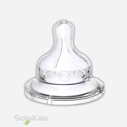 سر شیشه سیلیکونی ساده Wee Baby کد 854 برای +18 ماه