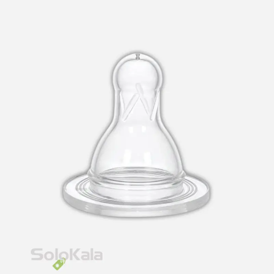 شیشه شیر طلقی آنتی کولیک Wee Baby حجم 250 میلی لیتر کد 295 برای 0 تا 6 ماه - نمای سرشیشه