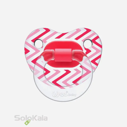 پستانک ارتودنسی شفاف Wee Baby کد 836 برای 0 تا 6 ماه