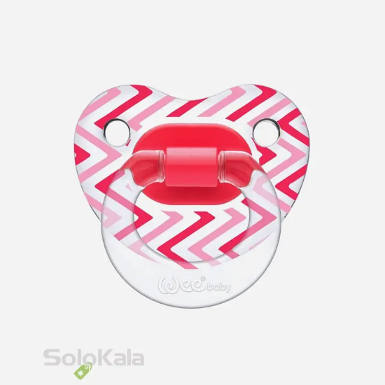 پستانک ارتودنسی شفاف Wee Baby کد 836 برای 0 تا 6 ماه