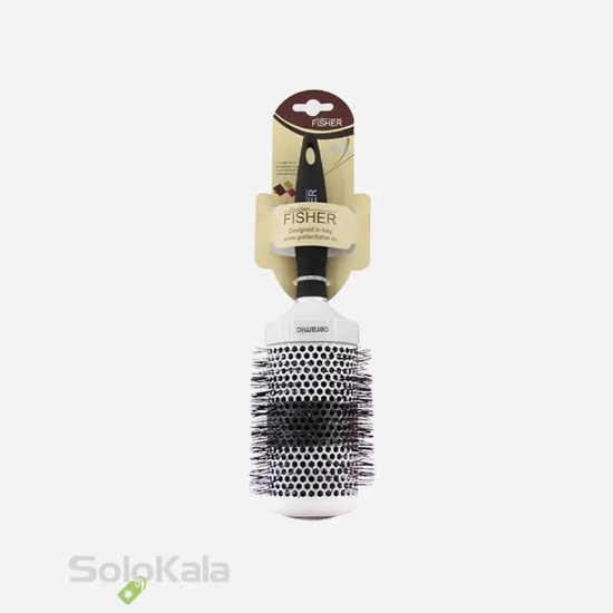 برس مو گرد گلدن فیشر سایز 60 -  نمای بسته‌ی محصول
