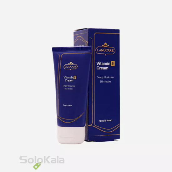 کرم مرطوب کننده لانوکر حاوی ویتامین E - همراه با جعبه