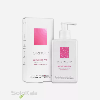 ژل شستشو صورت اورموس مدل هیالورونیک اسید مناسب انواع پوست