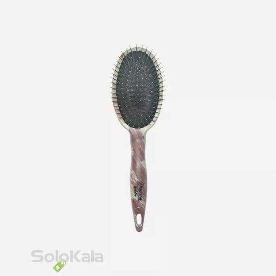 برس مو دسته گرد بیضی عکس دار دولچه گابانا سوزن فلزی گلدن دیاموند