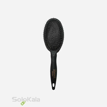 برس مو دسته گرد بیضی سوزن فلزی ساده گلدن دیاموند