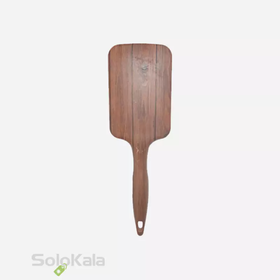 برس مو دسته گرد مستطیلی طرح چوب سوزن فلزی گلدن دیاموند - نمای پشت محصول