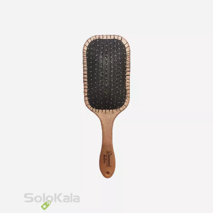 برس مو تخت مستطیل اکلیلی دندانه پلاستیکی گلدن دیاموند