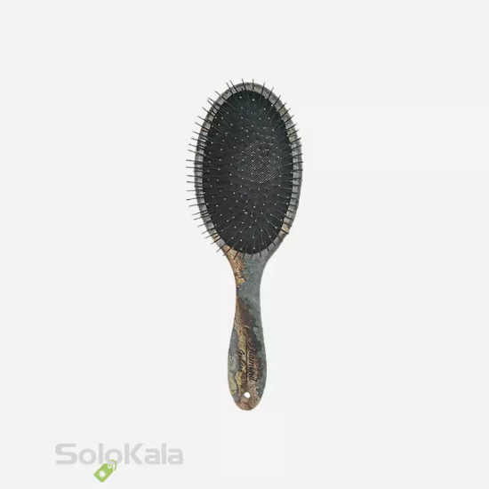 برس مو دسته تخت بیضی طرح سنگ سوزن فلزی گلدن دیاموند - نوک مدادی