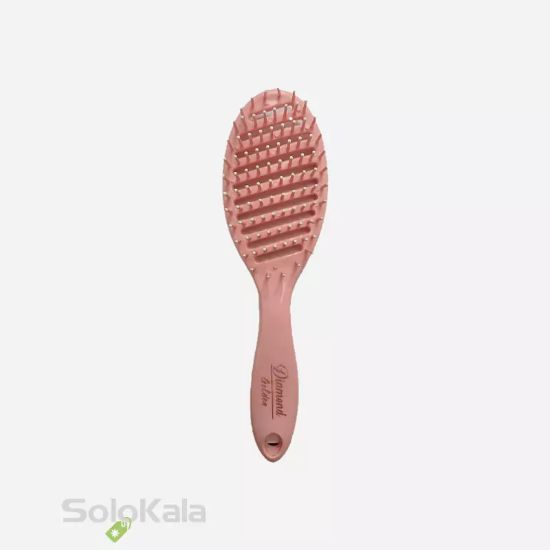 برس حمامی بیضی گلدن دیاموند - نارنجی