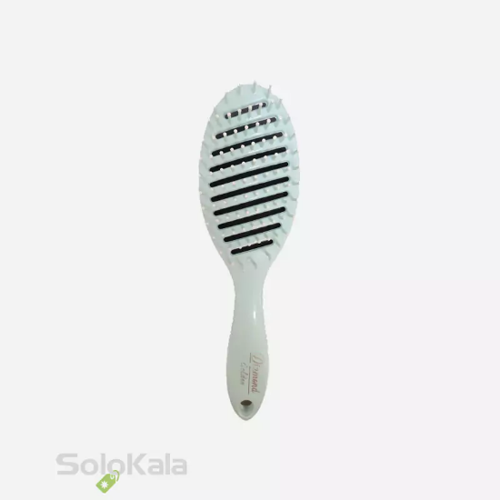 برس حمامی بیضی گلدن دیاموند - آبی