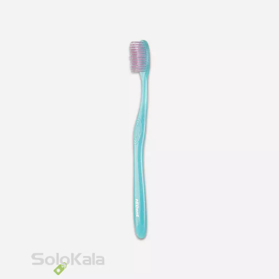مسواک هایدنت مدل سی سالت قاب دار کد 967 با برس متوسط - آبی