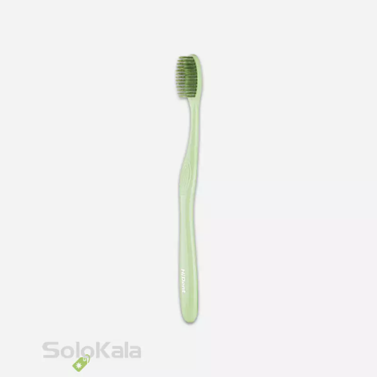 مسواک هایدنت مدل گرین تی قاب دار کد 965 با برس متوسط - سبز