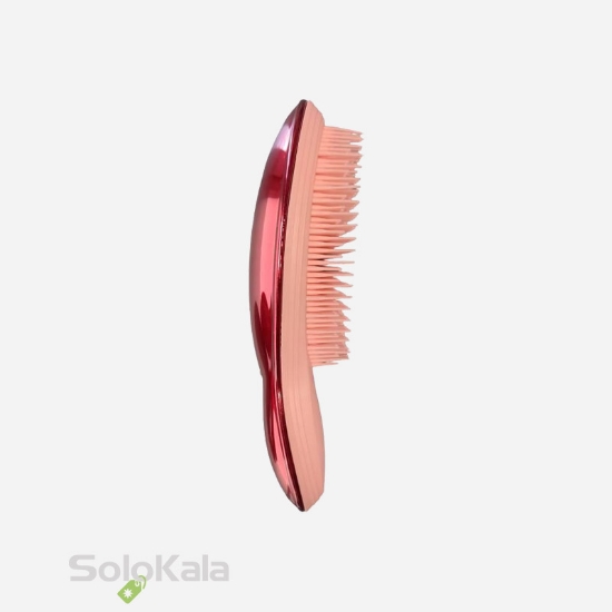 برس مو مدل گره باز کن هولوگرامی گلدن دیاموند - قرمز