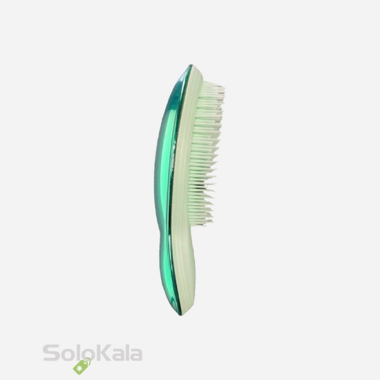 برس مو مدل گره باز کن هولوگرامی گلدن دیاموند - سبز