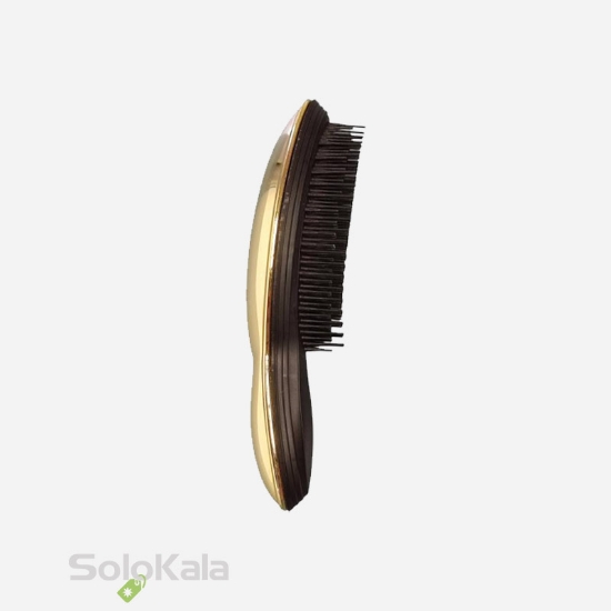 برس مو مدل گره باز کن هولوگرامی گلدن دیاموند - طلایی