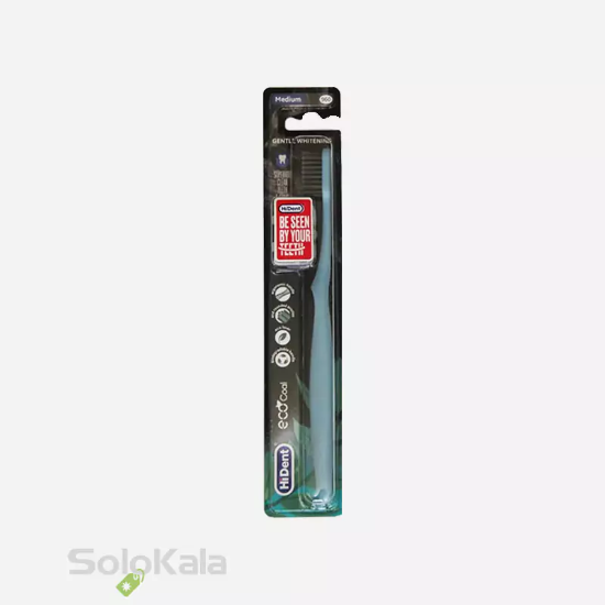 مسواک هایدنت مدل اکو کول قاب دار کد 960 با برس متوسط - آبی