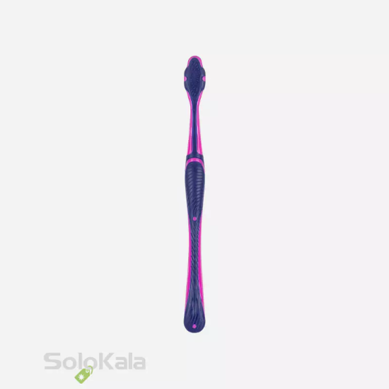 مسواک هایدنت مدل مارشال سری اسپرت قاب دار کد 904 با برس متوسط - صورتی