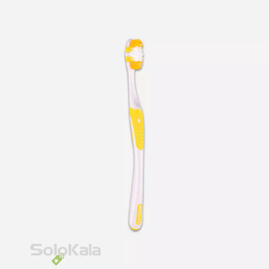 مسواک هایدنت مدل مارشال قاب دار کد 947 با برس نرم - زرد