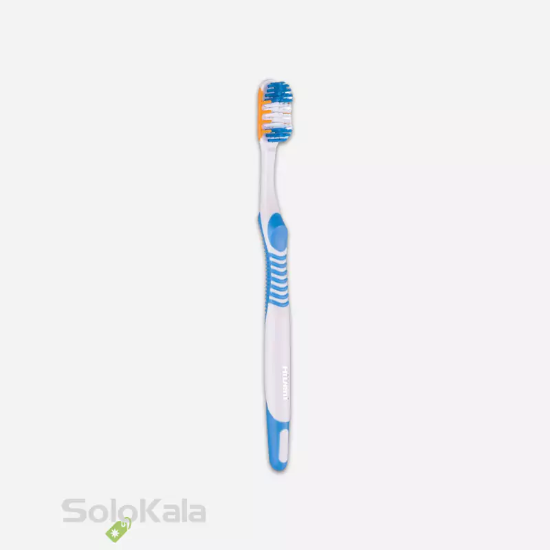 مسواک هایدنت مدل مولتی پرپس قاب دار کد 933 با برس سخت - آبی