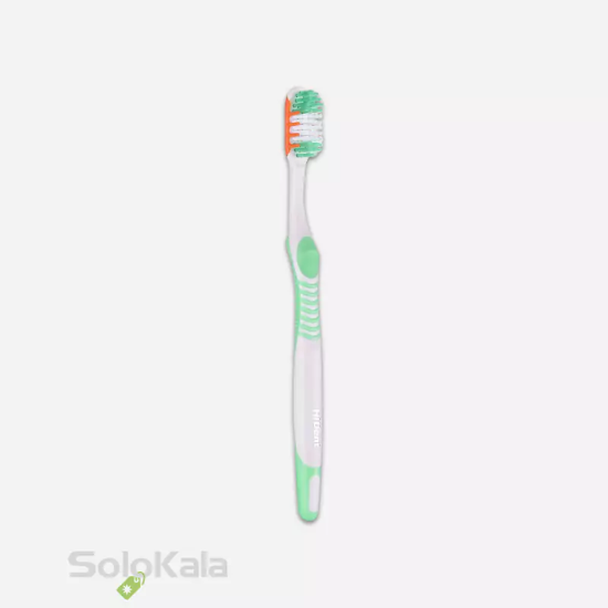مسواک هایدنت مدل مولتی پرپس قاب دار کد 933 با برس سخت - سبز
