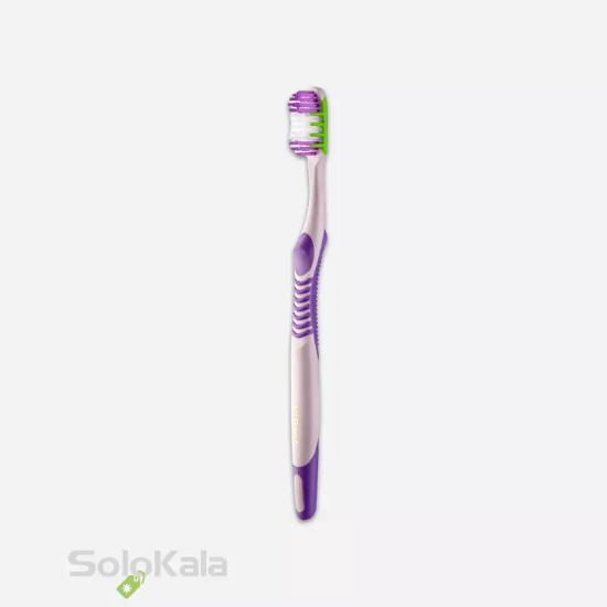 مسواک هایدنت مدل مولتی پرپس قاب دار کد 931 با برس نرم - بنفش