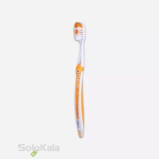 مسواک هایدنت مدل ادونتیج قاب دار کد 900 با برس متوسط - نارنجی