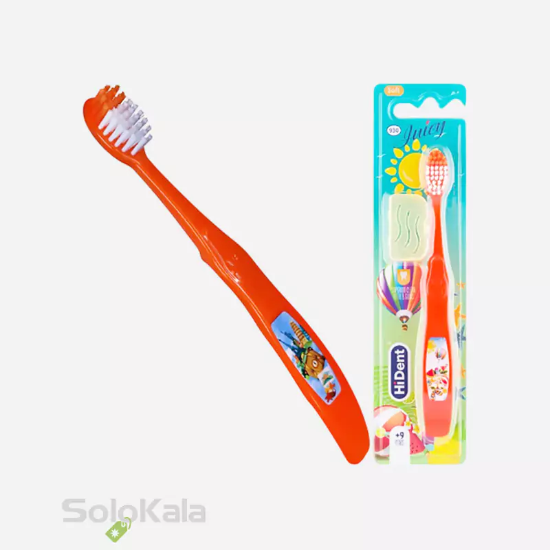 مسواک کودک هایدنت مدل جویسی قاب دار کد 930 با برس نرم