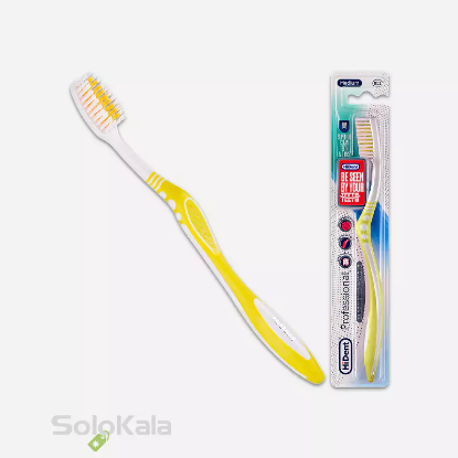 مسواک هایدنت مدل پرفشنال قاب دار کد 911 با برس متوسط