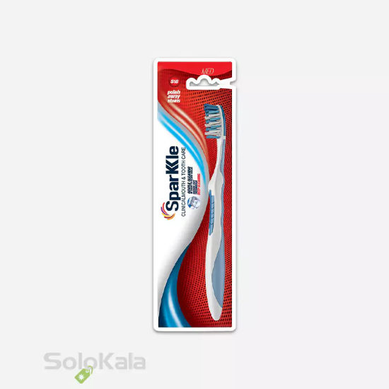 مسواک اسپارکل مدل S18 متوسط - نمای جعبه محصول