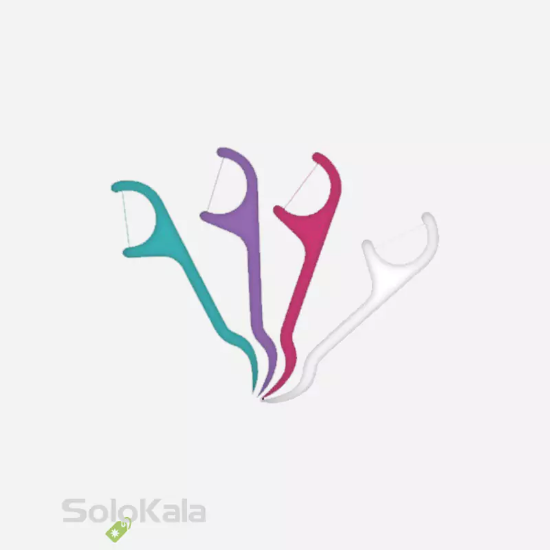 نخ دندان اسپارکل مدل کمانی بسته 37 عددی - رنگبندی