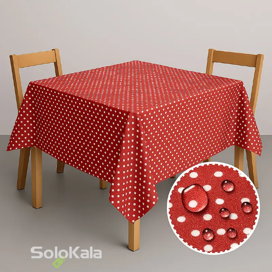 رومیزی آشپزخانه اوزکندیم سایز مربع مدل oz11501 قرمز