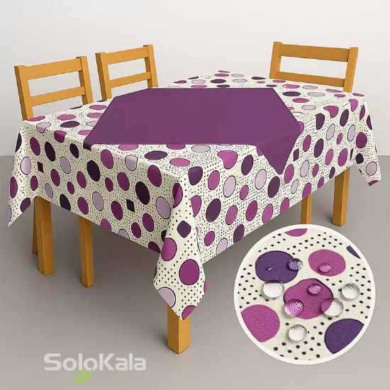 رومیزی آشپزخانه 2 تکه اوزکندیم سایز مستطیل مدل oz12103 - طراحی هوش مصنوعی