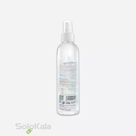 تونر پاک کننده صورت عارضی مدل کاسنی مناسب پوست جوشدار - نمای پشت محصول