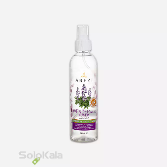 تونر پاک کننده صورت عارضی مدل اسطوخودوس مناسب پوست‌های نرمال و مختلط