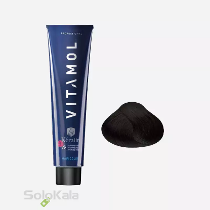 رنگ مو طبیعی قهوه ای خیلی تیره شماره 2 ویتامول