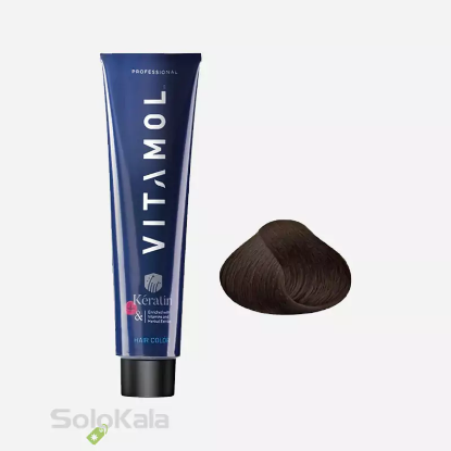رنگ مو طبیعی قهوه ای متوسط شماره 4 ویتامول